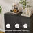 Modern 62" 4-Door Sideboard Storage Cabinet with Adjustable Shelves-791343157-792003620