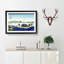 Sunset Across the Ryogoku Katsushika Hokusai - Picture Frame Painting Print-55613848-55613845