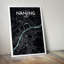 Nanjing City Map - No Frame Print-2081888007