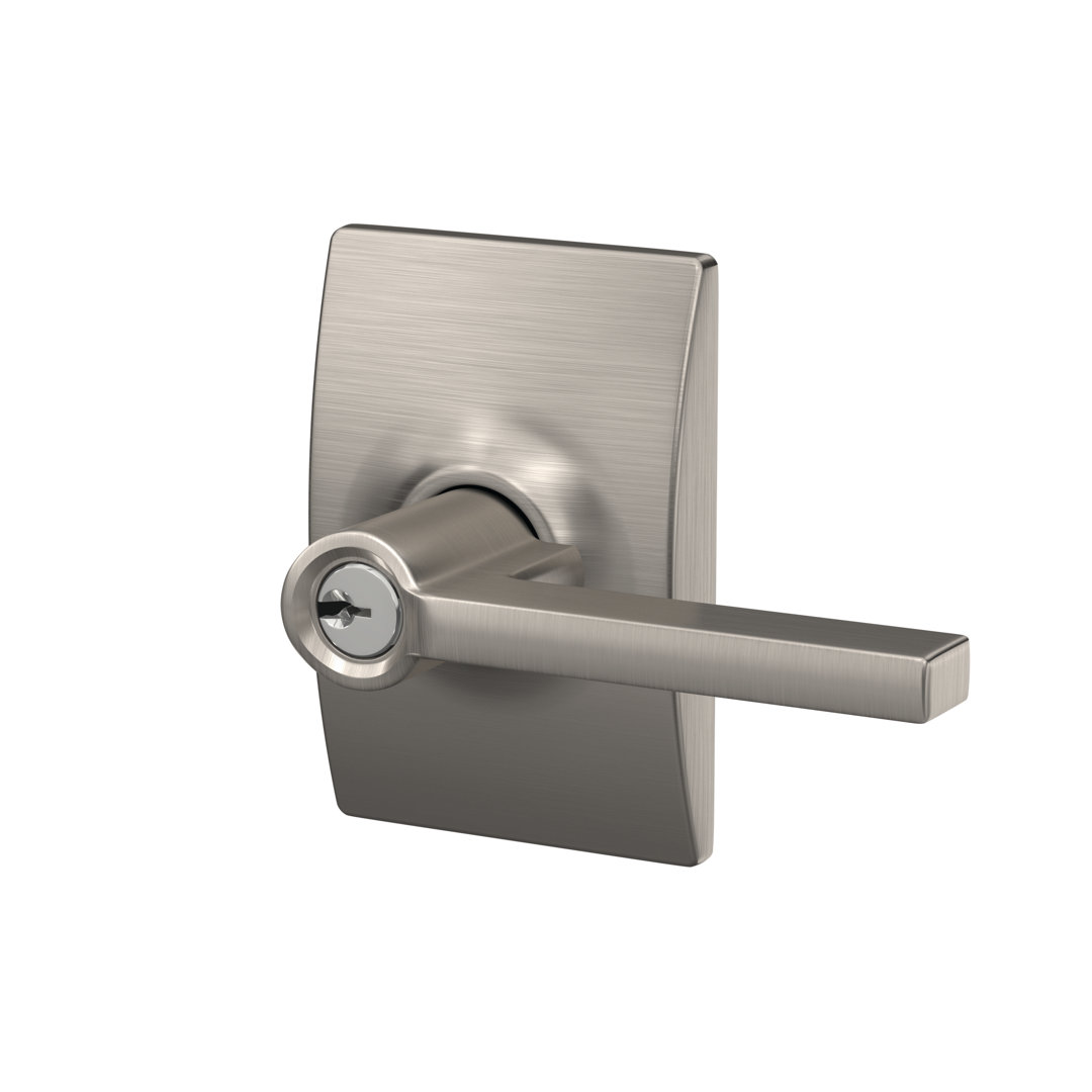 Latitude Keyed Door Lever Schlage 