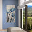 « Tulipes is Blue »-impression d’art graphique sur bois