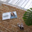 Breezeblock Geometric Area Rug in Straw-1487430557