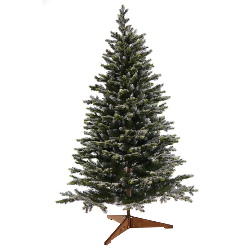 LUGANO Frosted Snow PE/PVC wood stand, 7.22 ft
