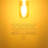 LED 4.5W Dimmable Vintage Bulb 2200K Soft White Amber 25W Equive. E26 Base