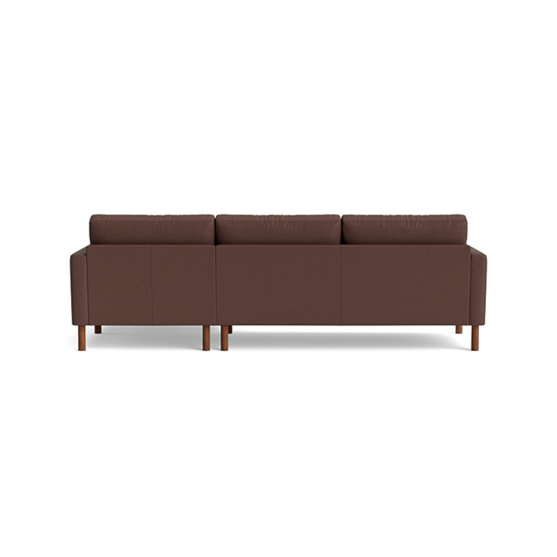 Laguna Chaise Sectional, Right Hand Facing, Leather - Butterscotch