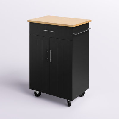 Alleah Wood Kitchen Island