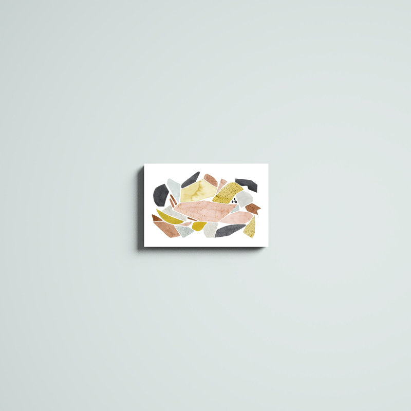 «Tuscan Terazzo I», peinture sur toile, H 12 po x l 18 po