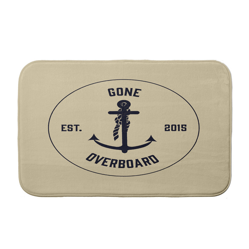 Tapis de bain Emily Gone, H 18 po x L 30 po, Taupe