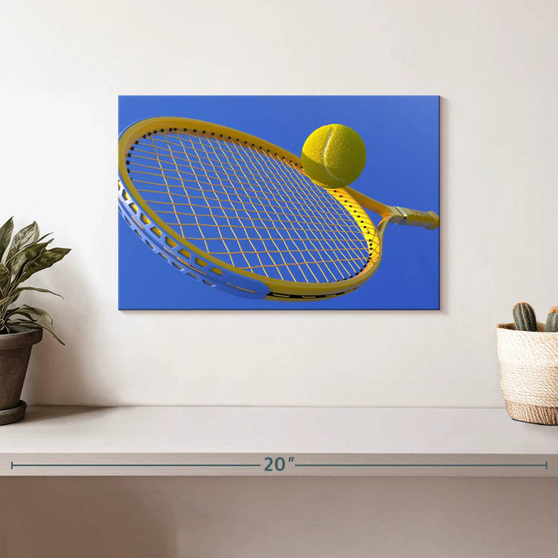 Coup de balle de tennis Sireci, H 8 po x l 12 po