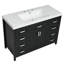 Meuble-lavabo 48 po avec lavabo, 2 portes et 8 tiroirs, système de fermeture en douceur, conception classique
