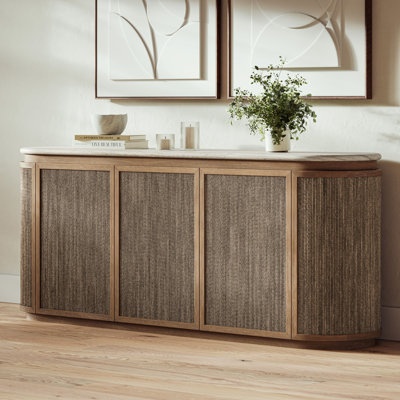 Molewski 5-Door Stone and Rope Server, Toffee