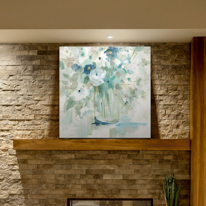 « fleuriing aparters », peinture, H 24 po x l 24 po x p 1,5 po, Toile tendue