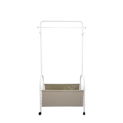 Lisboa 31.5'' Aluminum Rolling Clothing Rack