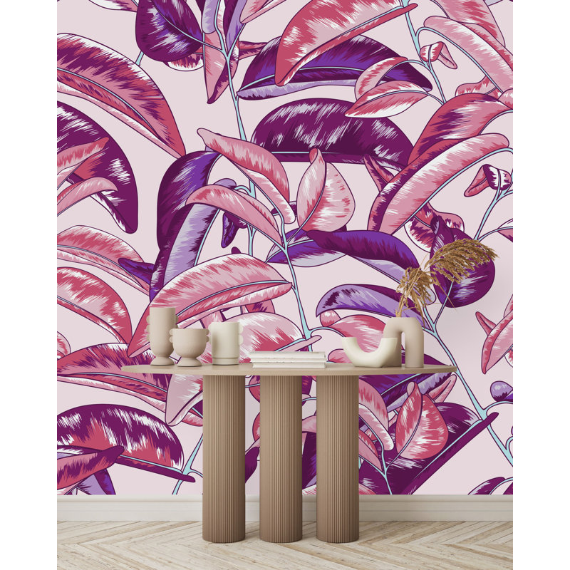 Murale feuilles, L 100 po x L 100 po