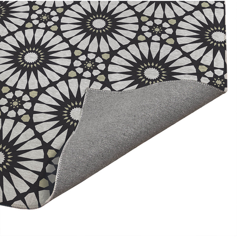 Kade Indoor Non-Slip Area Rug, Rectangle 4' x 6'