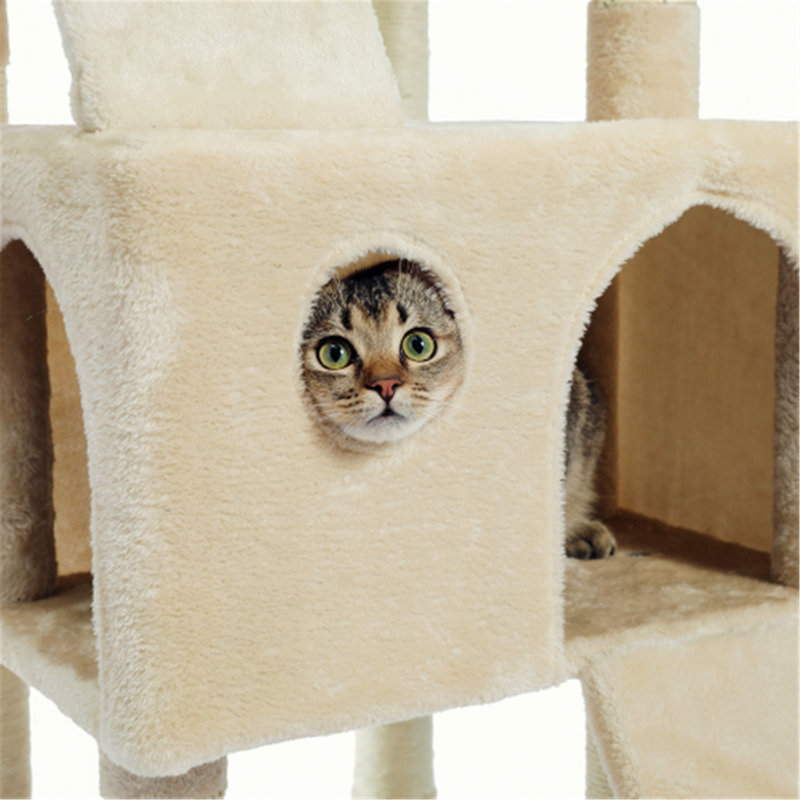 Chrisanne 69.3'' H Cat Tree, Beige