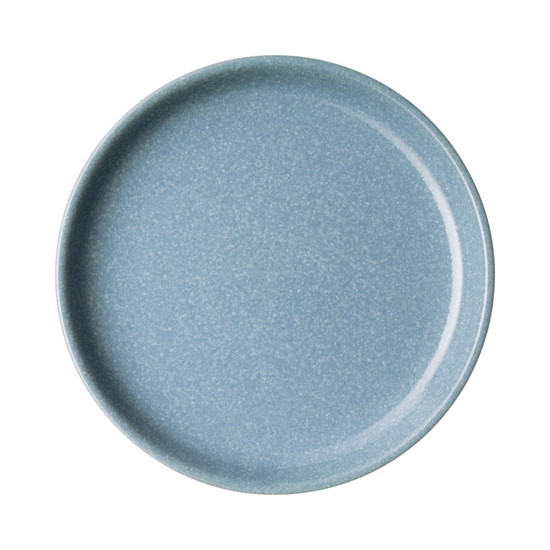 Denby Elements Medium Coupe Plates, Blue