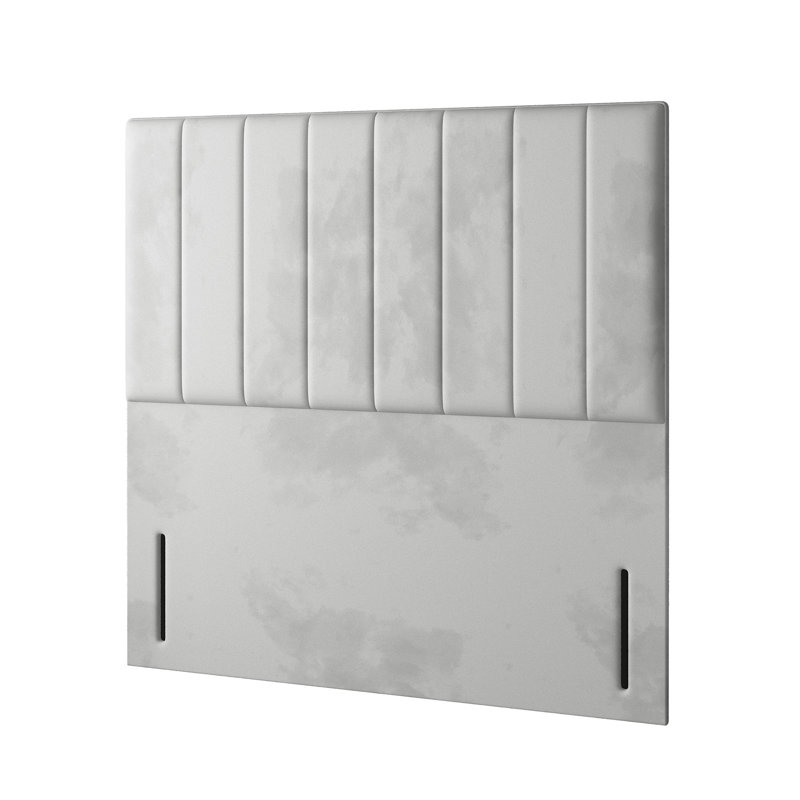 Hedley Upholstered Headboard, Silver, Small Double (4')