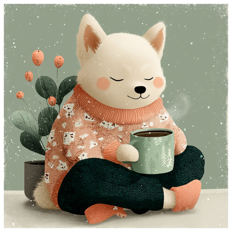 Cozy Bear, 50 po x 80 po - 1 panneau, Blocage