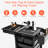 TASALON Premium Lockable Salon Trolley Cart with Wheels