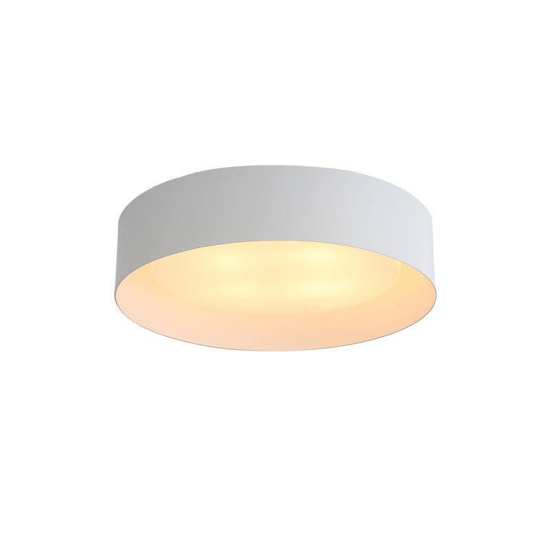 Redas 3-Light Dimmable Flush Mount , White