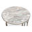 2 - Piece Marble Top Living Room Table Set
