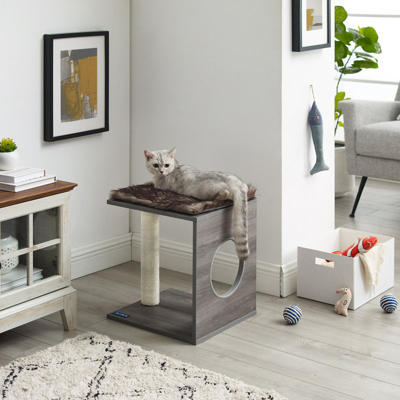 Sheree 17.32'' H Cat Tree, Brown