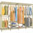 76'' Metal Freestanding Garment Rack-104191585