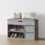 Shoe Bench With Fabric Drawer-491623550