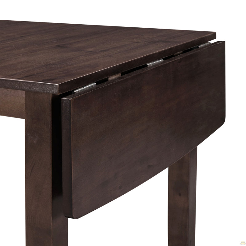 Ensemble de table de salle à manger 3 pièces avec 2 chaises à dossier en X