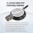 CS KOCHSYSTEME Aluminum Non-Stick Frying Pan with Lid-86365069-86365068