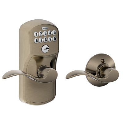 Accent Keypad Lever with Plymouth Trim