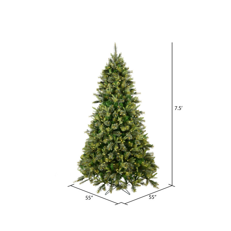 Cashmere Pine Artificial Christmas Tree, 7.5' H