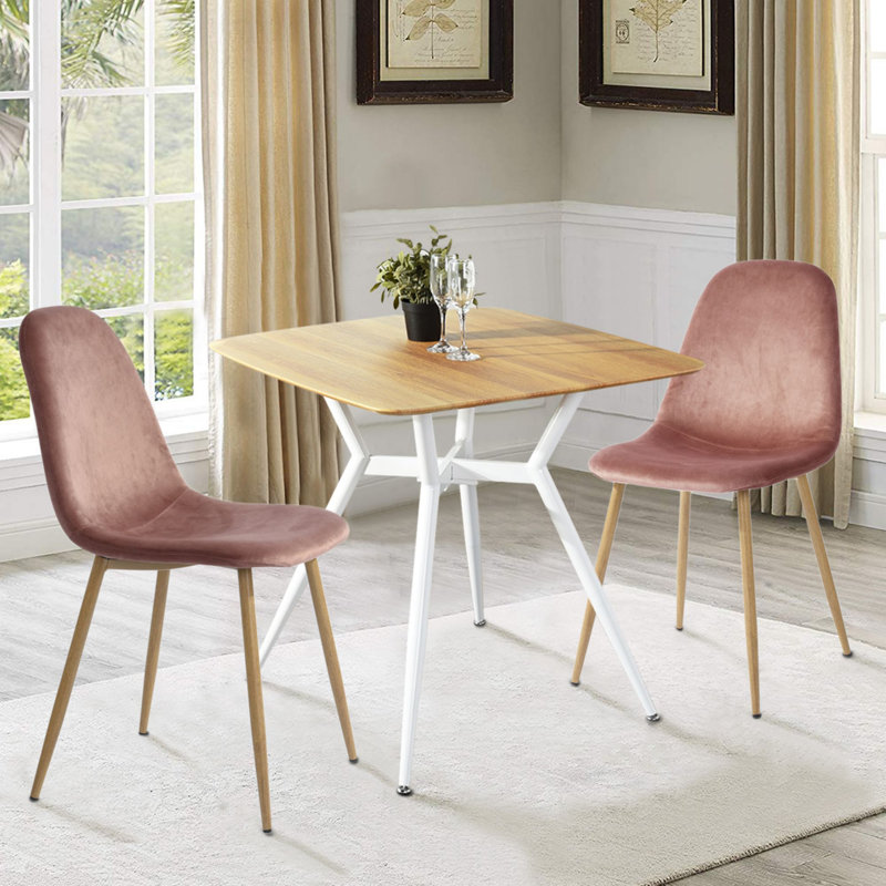 Chaises d'appoint Jaquita, Rose