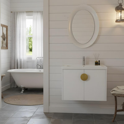 24 Inch Soft Close Doors Bathroom Vanity With Sink