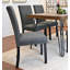 Ensemble de salle à manger 6 pièces, table à manger en épingle à cheveux avec 4 chaises et un banc en bois, 3 options de couleurs-832999132