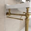 Meuble-lavabo autoportant simple avec plateau en céramique-106480393