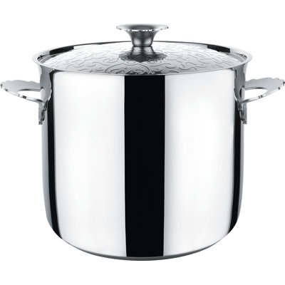 Alessi Dressed 7 L Non-Stick Stainless Steel Stainless Steel Stock Pot