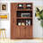 Kitchen Pantry Cabinet With Multi-Functional Pull-Out Multi-Tier Storage Shelf