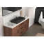 Lavabo de salle de bain vasque en résine 31,4 po x 18,8 po Badeloft WB-05-L-MBLK-138194461