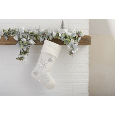 Chaussette de Noël brodée Season's Sparkle