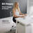  Clear Acrylic Desk Chair Modern Small Home Office Chair with Wheels & Cushion, Armless Swivel Adjustable Height Vanity Chair for Office Home,Silver-2115473347
