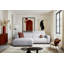 Almontiser Cozzy Reclining Corner Sofa in Curdouy Velvet Fabric-113529869-113887362