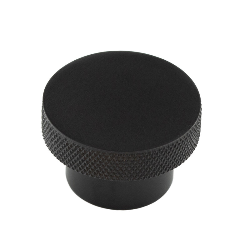 Hoxton 40mm Diameter Round Knob, Matte Black