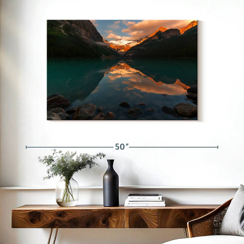 Lake Louise Sunrise, H 26 po x l 39 po