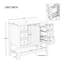Ensemble de meuble-lavabo simple 36 po avec comptoir en céramique Tylerr-1203159488
