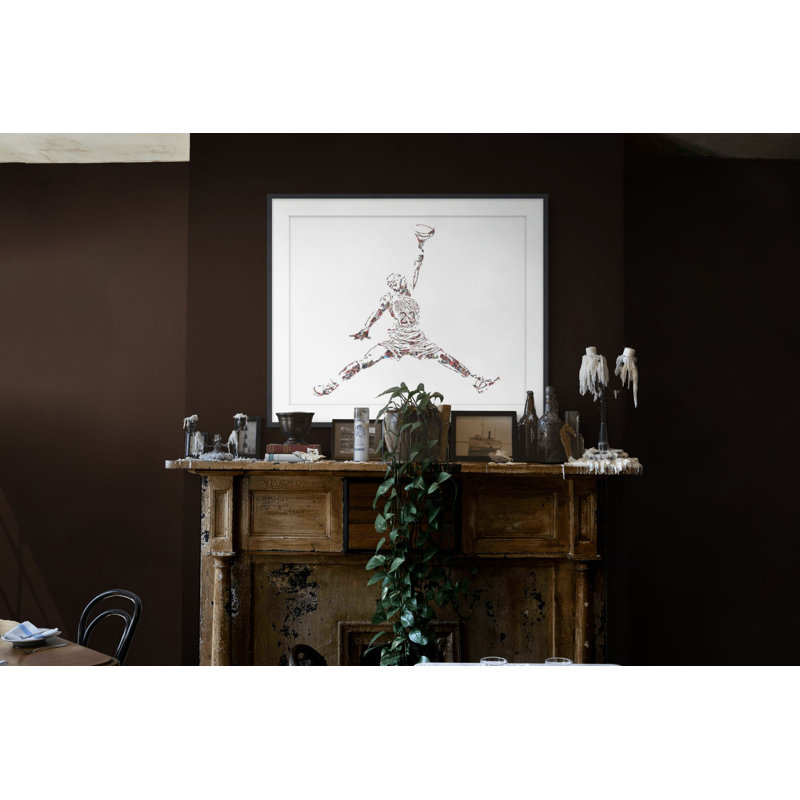 Silhouette Jumpman 1 Print by Jason Brueck, 29.5" H x 35.5" W