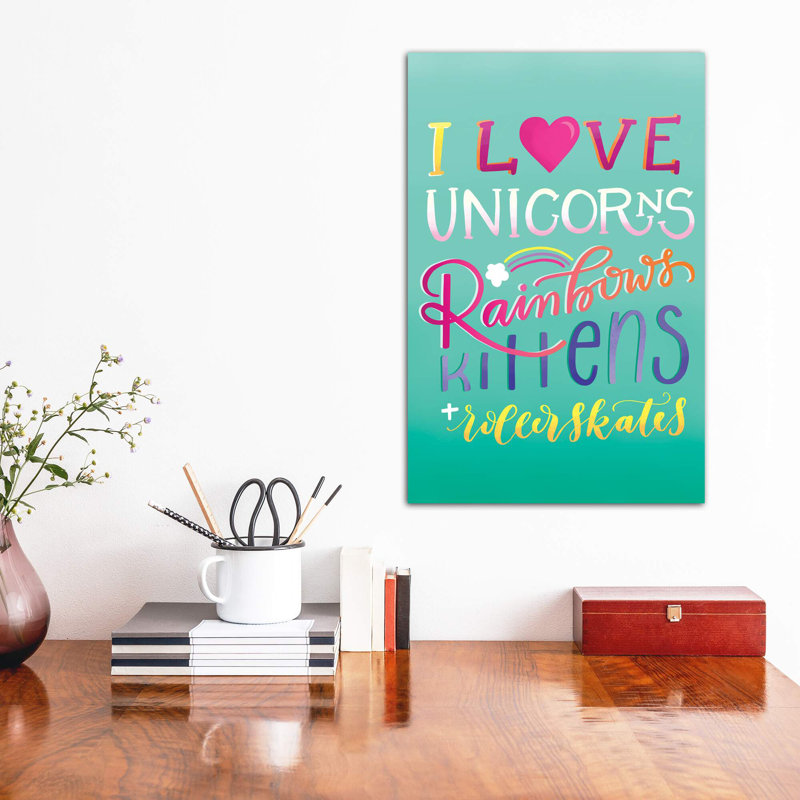 «Tween Dreamin II» par Richelle Garn - reproduction d'art textuel, H 26 po x l 18 po x 1,5 po, Toile tendue, Pas de tapis