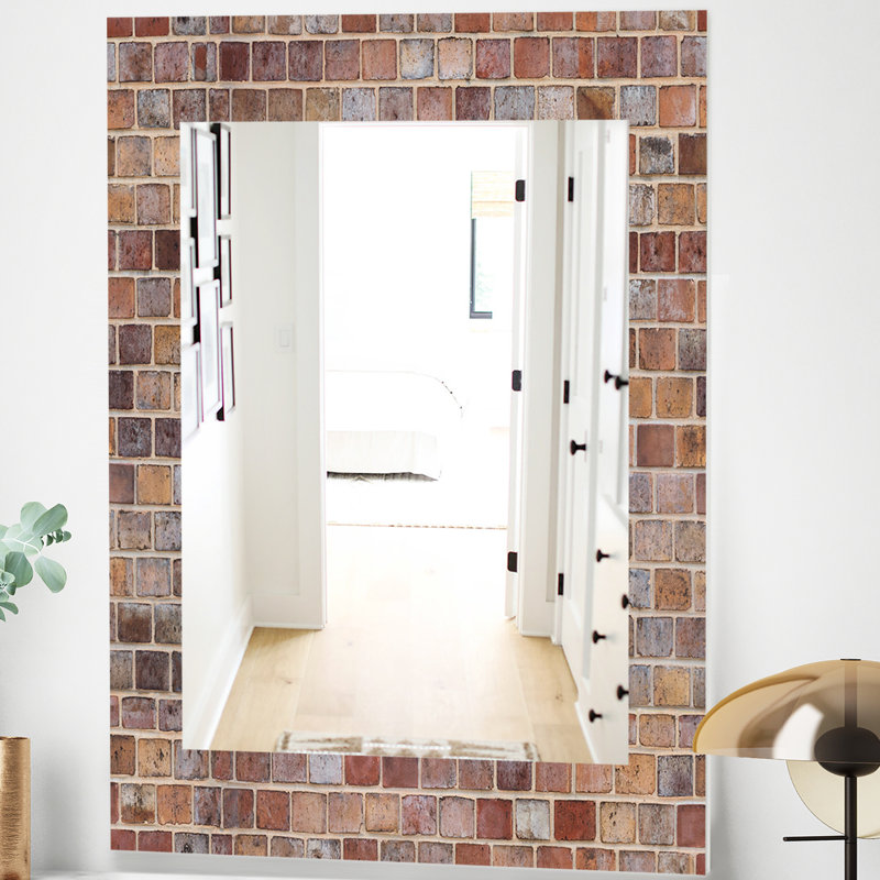 Miroir mural brique iii, H 24 po x l 32 po
