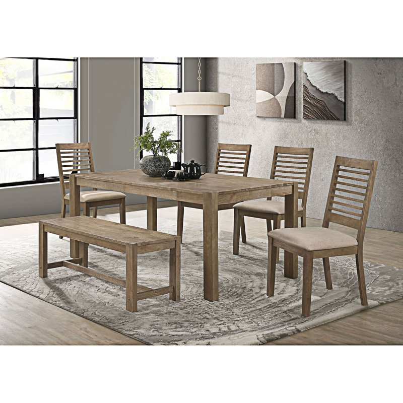 Chaise d'appoint en bois (ensemble de 2)